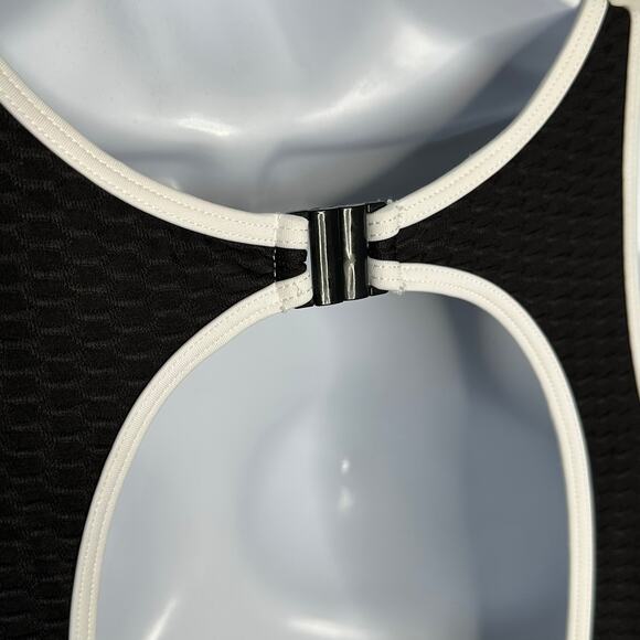 NWT NipTuck Swim Jane Black & White One Piece Swimsuit – Size 8 - Picture 7 of 12